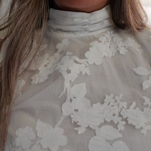 Zara sleeveless white blouse